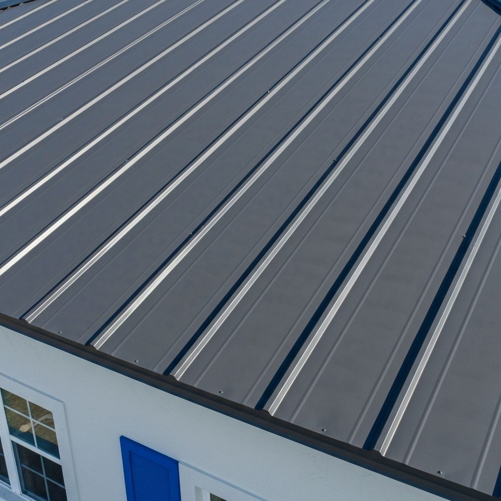 After: Hurricane-Damaged to Metal Roof