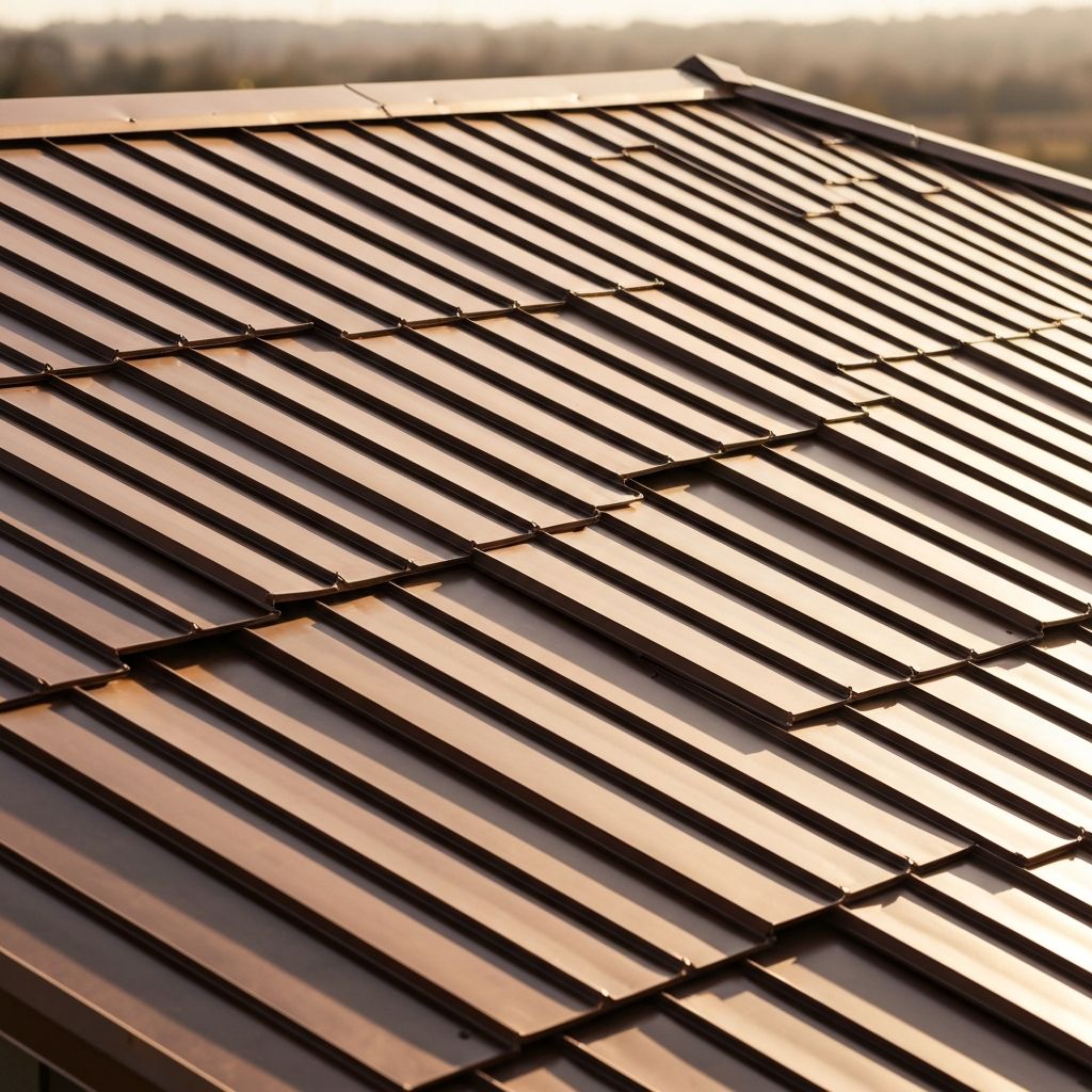 Bronze roof